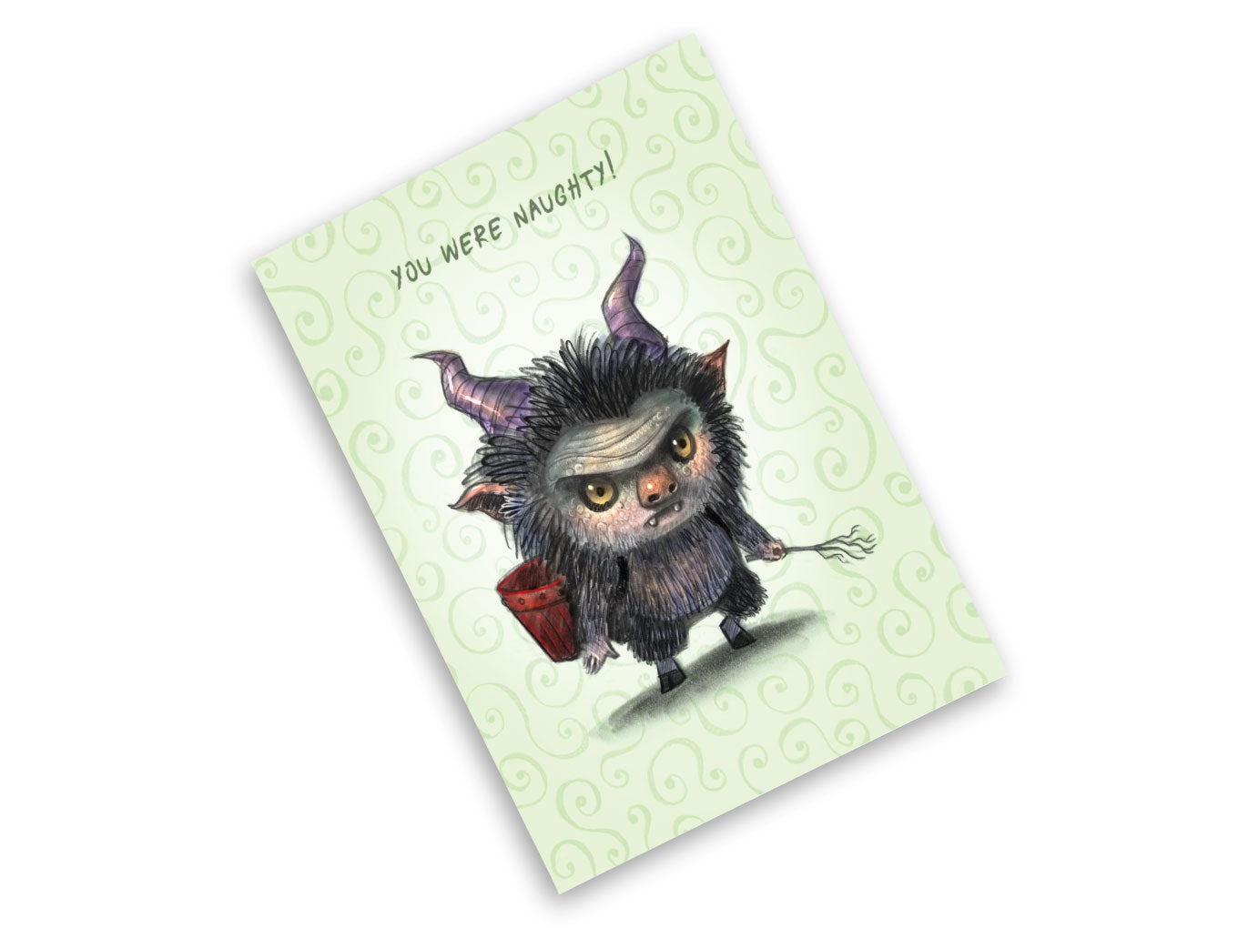 Krampus - Snarky Christmas Greeting Card