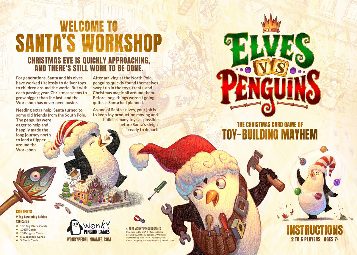 ELVES vs PENGUINS — 3-Game Bundle