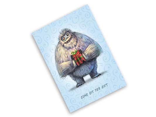 Abominable - Snarky Christmas Greeting Card
