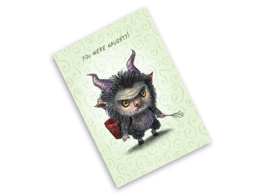 Krampus - Snarky Christmas Greeting Card