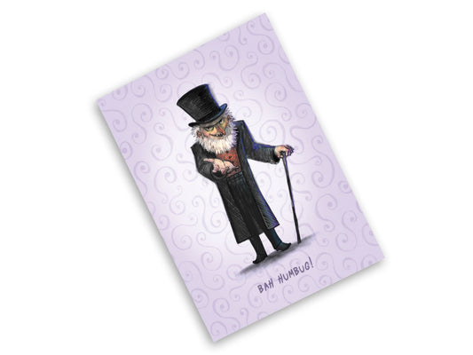 Scrooge - Snarky Christmas Greeting Card