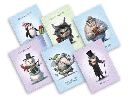 Snarky Christmas Greeting Card Bundle – Set 02 (6 Pack)
