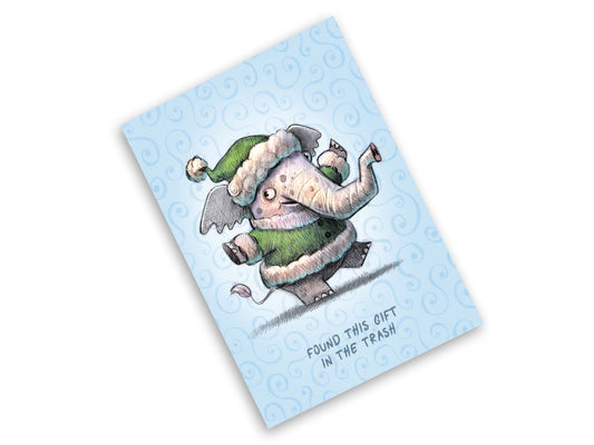 White Elephant - Snarky Christmas Greeting Card